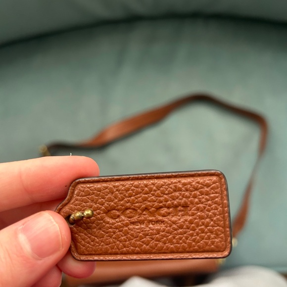 Coach Tabby Brown Leather Shoulder Bag - Picture 4 of 5